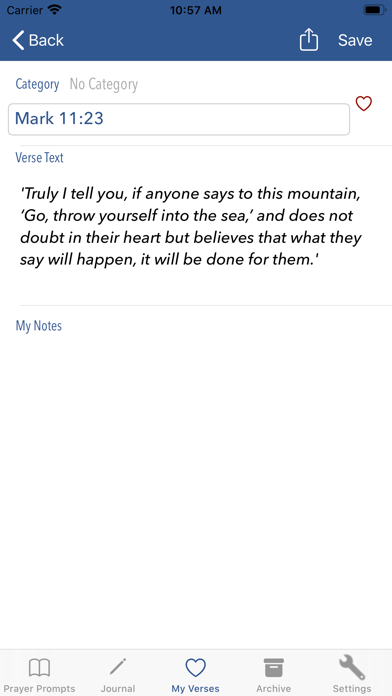 Prayer Prompts Journal iPhone screenshot 5 - Productivity app