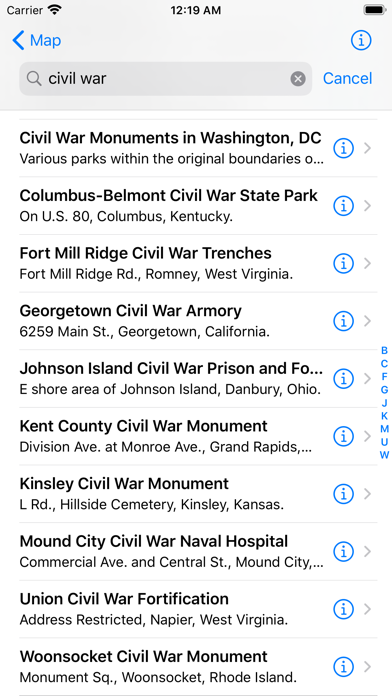 History Pointer Screenshot