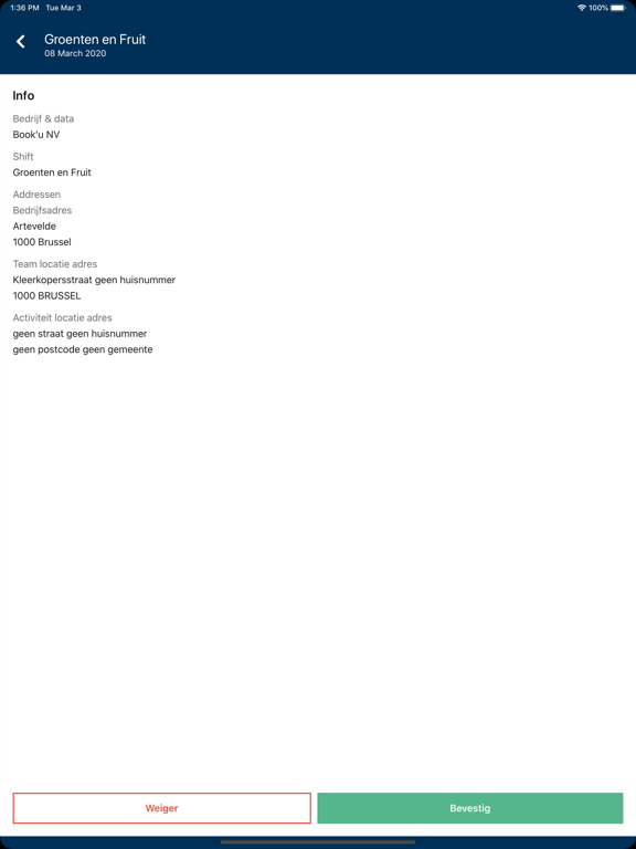 Screenshot #6 pour bookU Staff