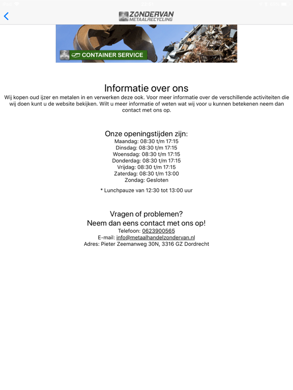 Screenshot #6 pour Zondervan Metaalrecycling