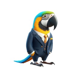 Well-Dressed Macaw Stickers