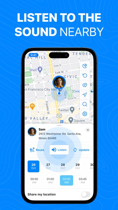 GPS Location Tracker by number Screenshot