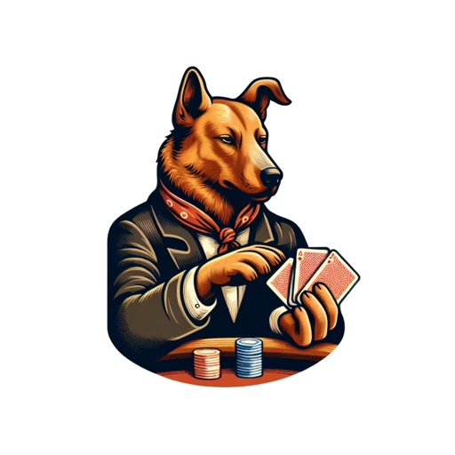 Puppy Poker Stickers