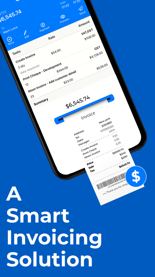 #1. Easy Invoice Maker App by Moon (macOS) 来自: Moon Technolabs Pvt Ltd