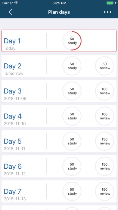 ScheduleWord - a word notebook Screenshot