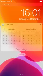 kalender-widget iphone bildschirmfoto 2