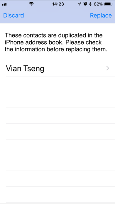 Screenshot 3 of BizCard Connect. App