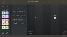 visual mixer iPhone Captures Décran 3