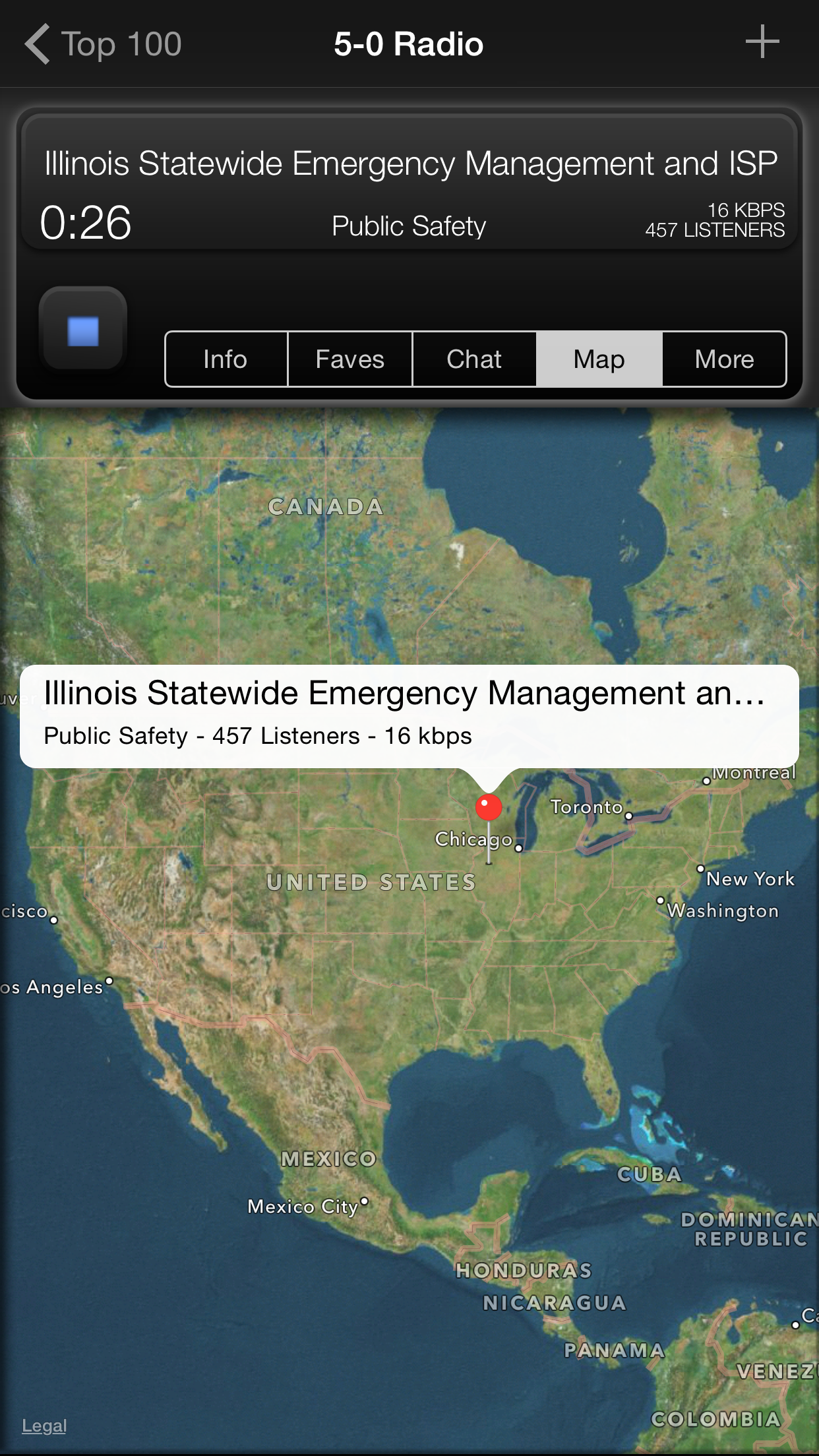 5-0 Radio Pro Police Scanner screenshot 1