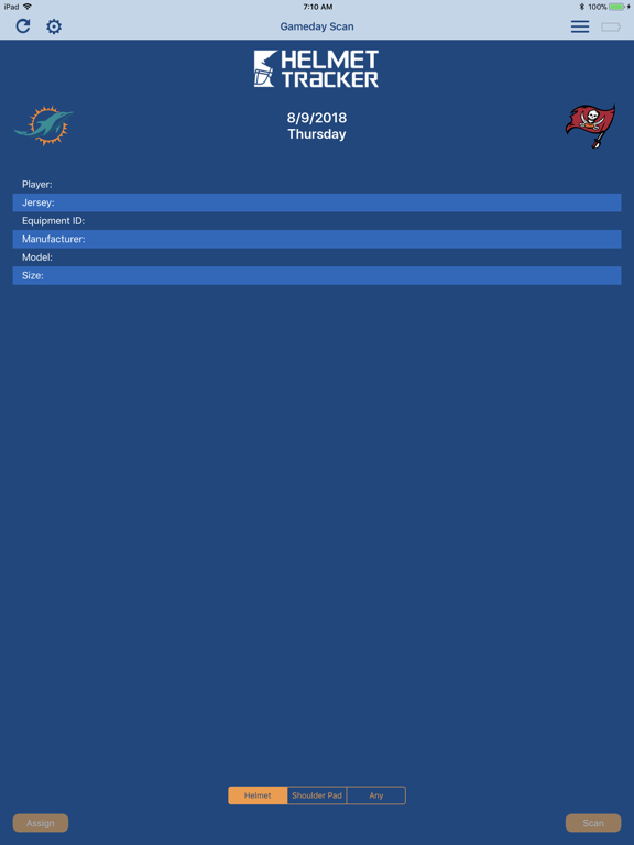 Screenshot #4 pour Helmet Tracker