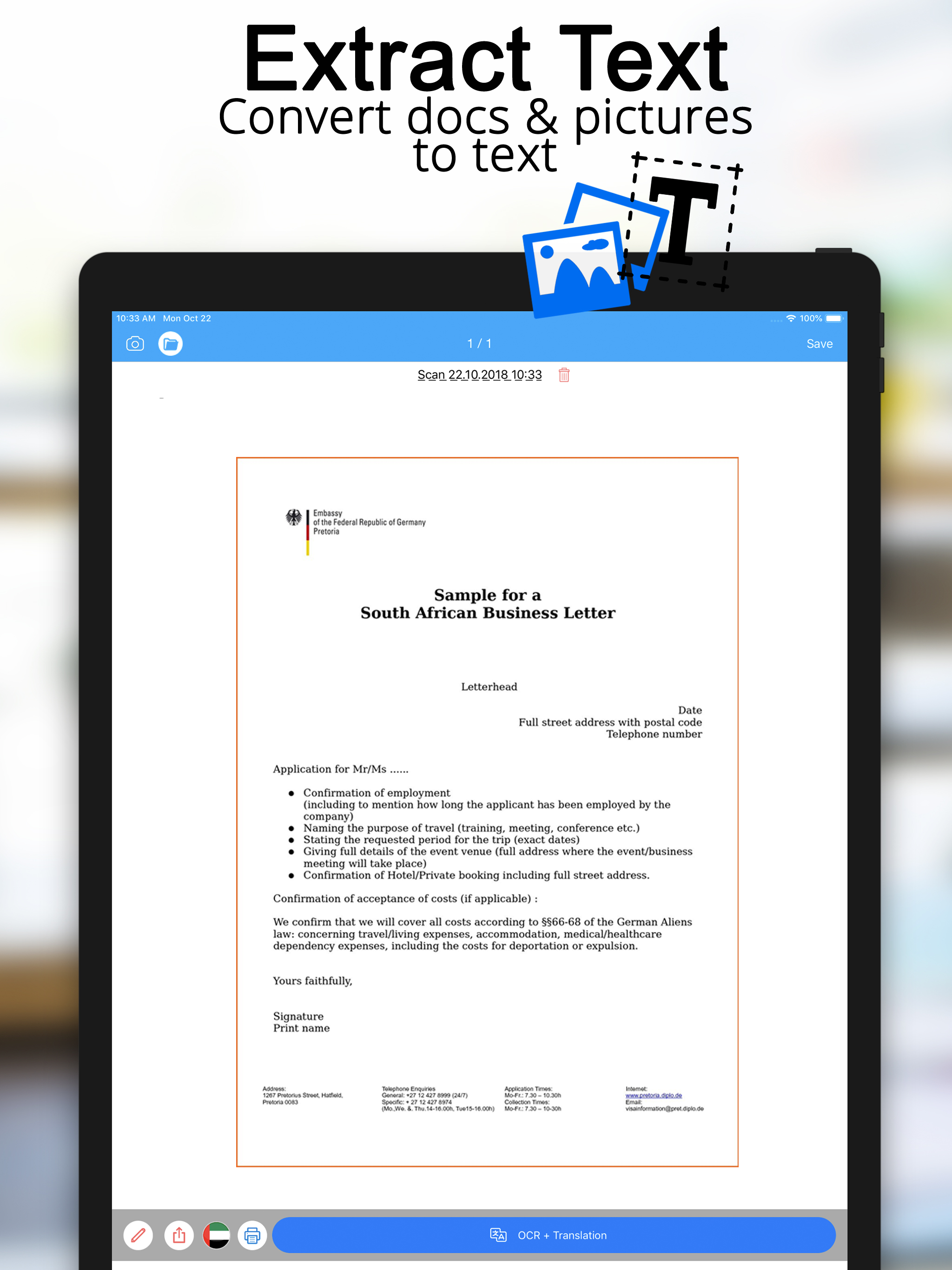 OneDocs Scanner Translator screenshot 16
