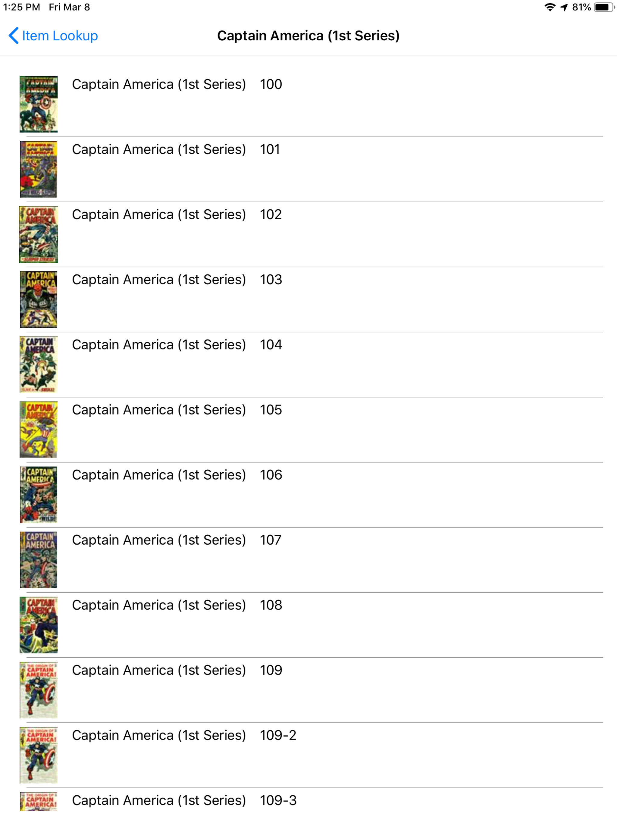 ComicBase Mobile screenshot 7