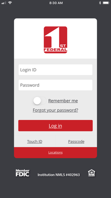Screenshot #1 pour First Fed Bank Mobile Banking