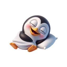 Sleeping Penguin Stickers