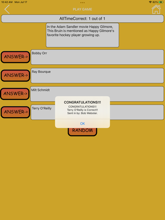 Screenshot #6 pour Trivia Game for Bruins Fans