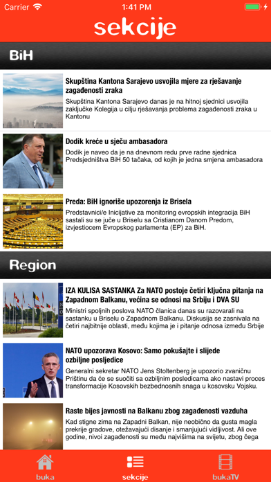 Buka - Dajte šansu mozgu iPhone screenshot 3 - News app