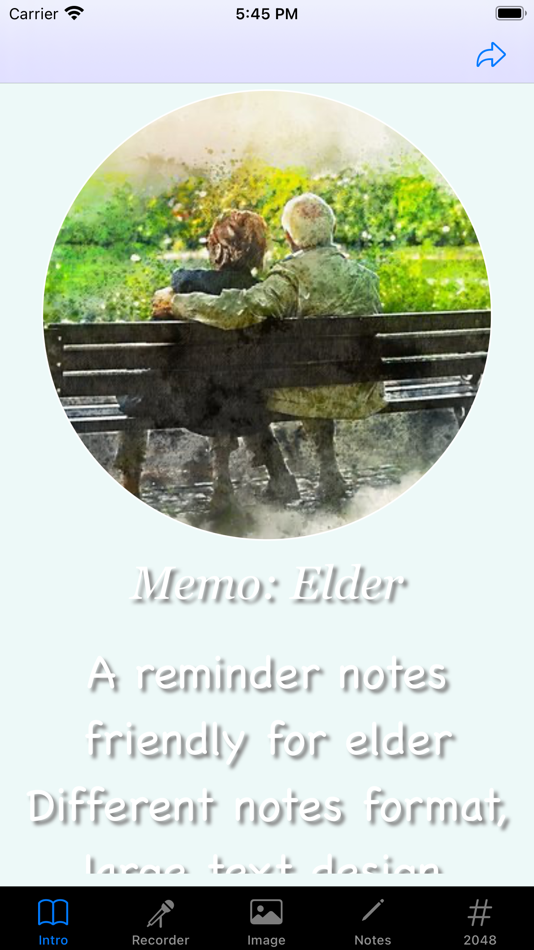#1. Memo: Elder Friendly (iOS) 由: Man Hung Sun