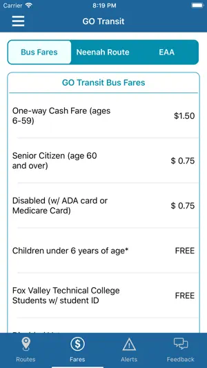 GO Transit Oshkosh screenshot 4