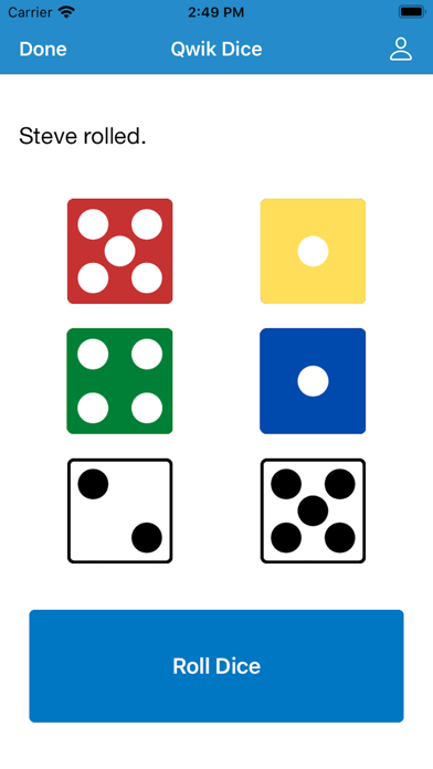 Screenshot #1 pour Qwik Dice