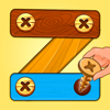 Wood Nuts Bolt Pin Puzzle Game icon
