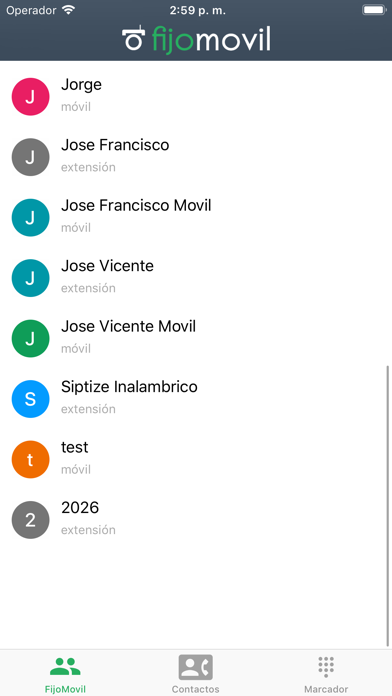 Screenshot #1 pour FijoMovil