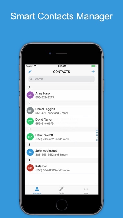 Screenshot #1 pour 1Contacts Pro