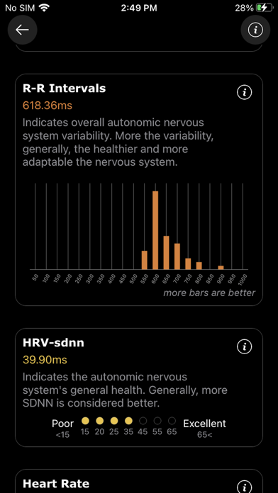 ECG heart analyze - watch Screenshot