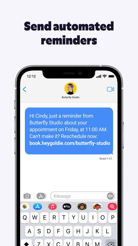 #3. Goldie: Appointment Scheduler (iOS) 来自: Quartet