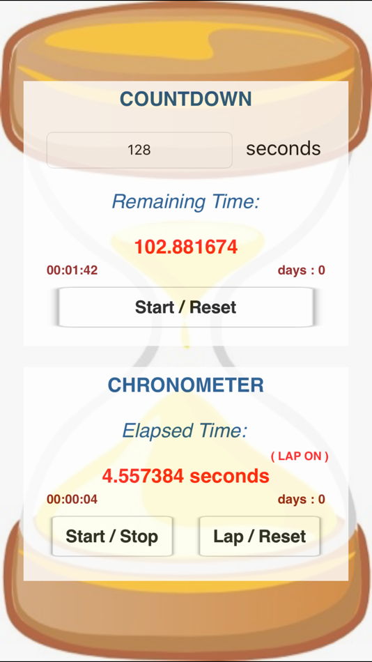 #1. Chronometer and Countdown (iOS) Ved: Gianluca Natalini