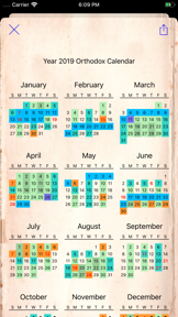 Orthodox Christian Calendar+ screenshot