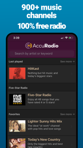 AccuRadio: Curated Music Radio screenshot