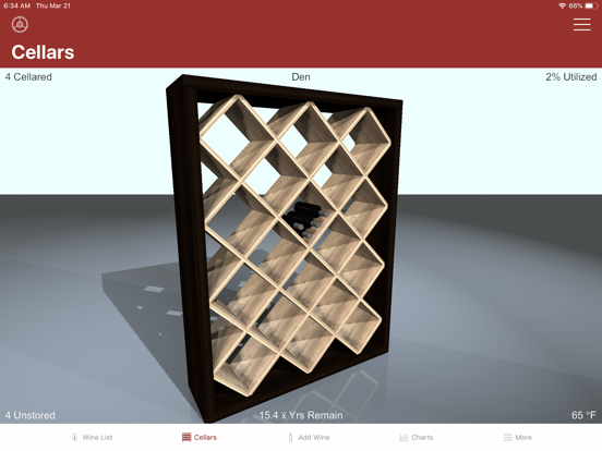CellarView Wine Cellar Tracker iPad app afbeelding 3