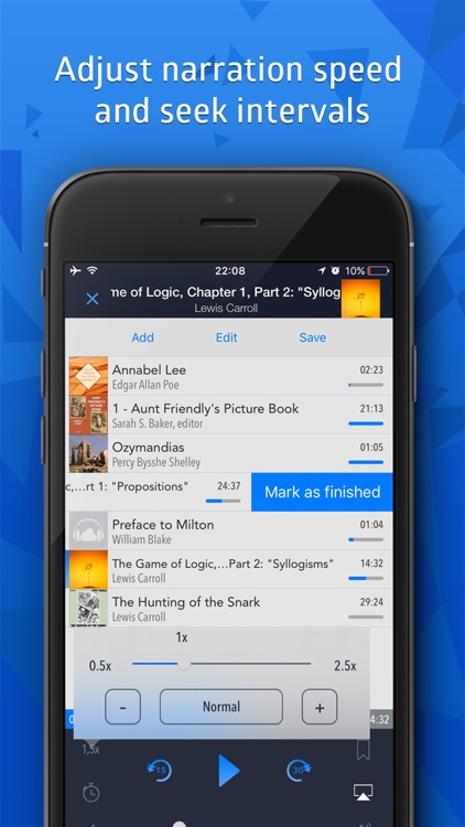 CloudBeats: audio book player screenshot-4