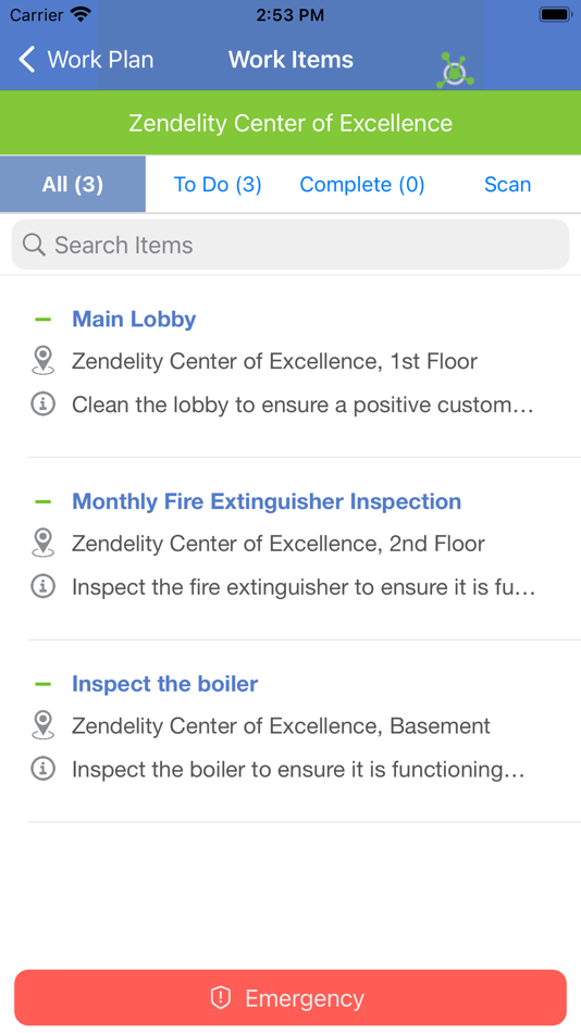 #2. Command Center Operations (iOS) Podle: Zendelity Corporation