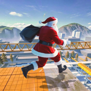 Santa Run 3D! Climbing Games