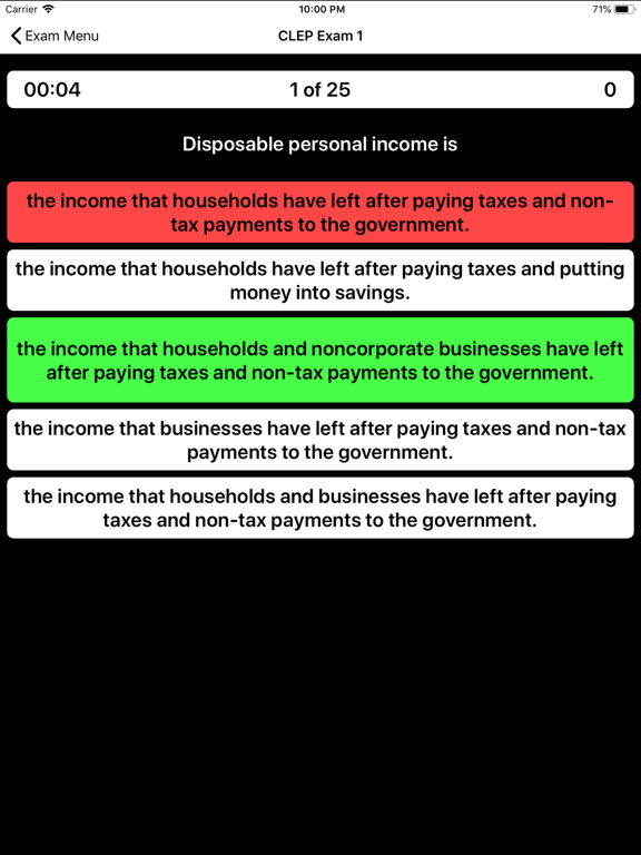 Screenshot #4 pour CLEP Macroeconomics Prep