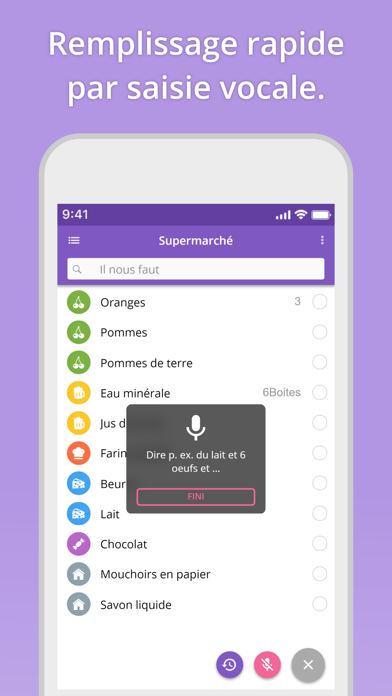Screenshot #2 pour La liste de courses