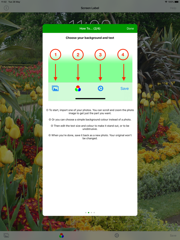 Screen Label iPad screenshot 3 - Utilities app