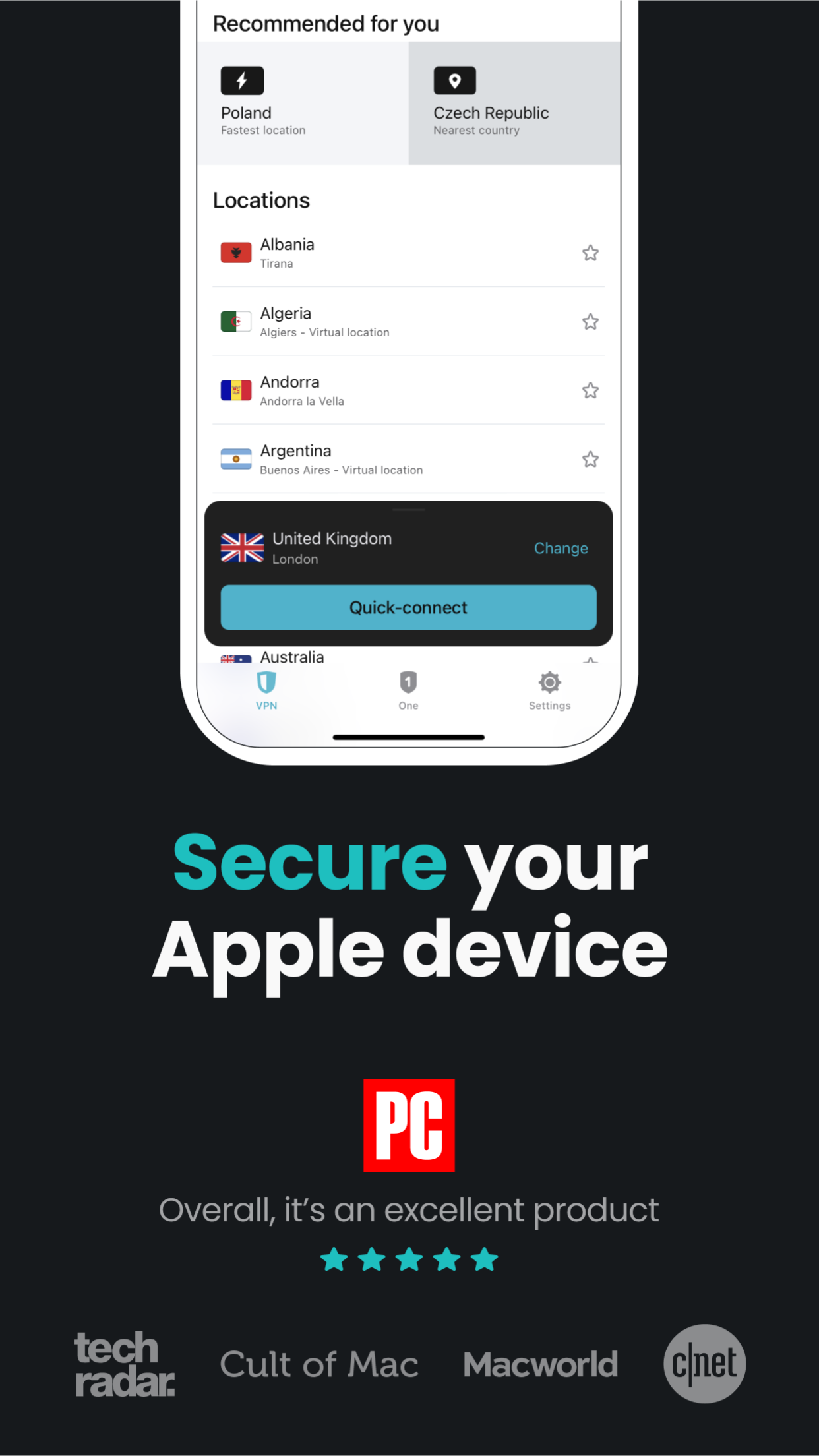 Surfshark VPN: Fast & Reliable screenshot 2