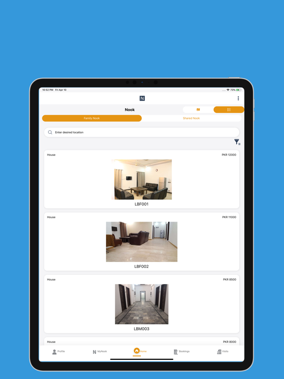 Nooks - find your nook iPad screenshot 3 - Travel app
