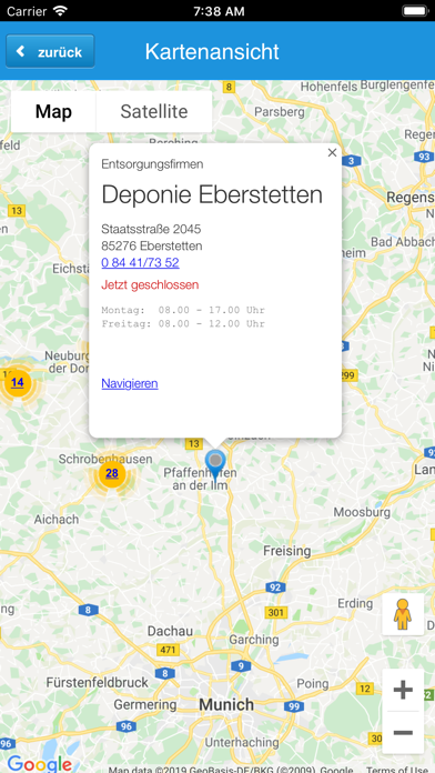 Landkreisbetriebe Abfallapp Screenshot