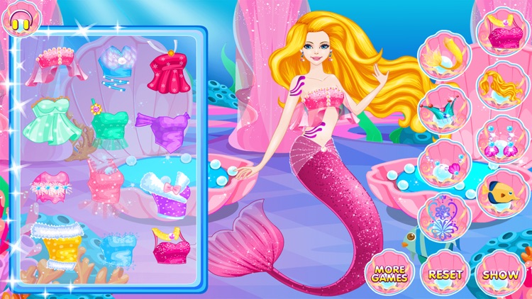 Mermaid Games, Dressing & Hair screenshot-7