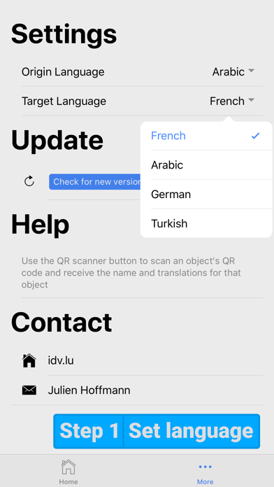 Screenshot #1 pour VocabularyQR