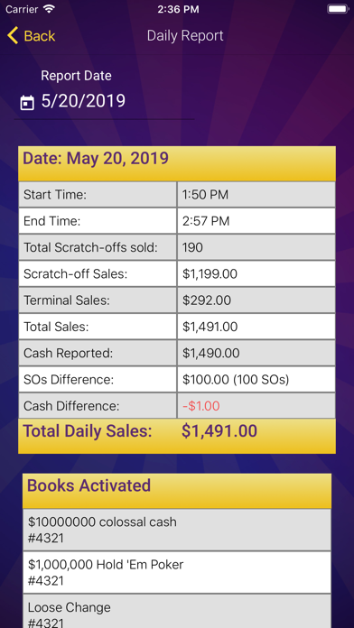 NextGen Lotto iPhone screenshot 4 - Business app
