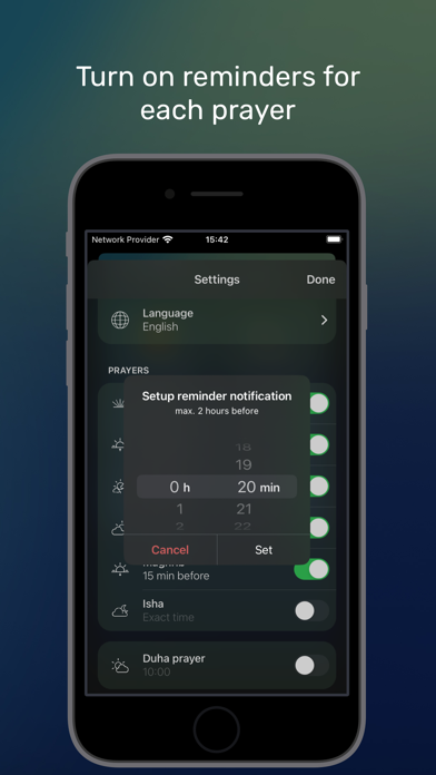 Gebetszeiten AT Screenshot
