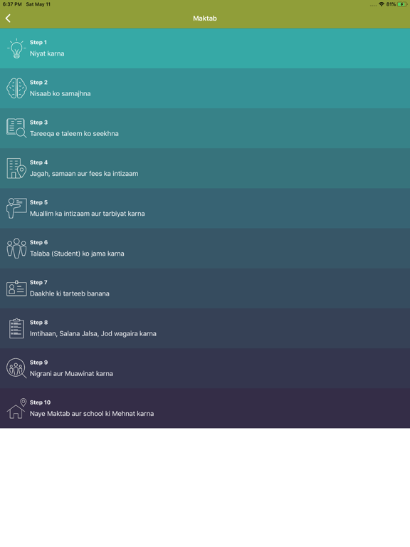 Deeniyat Plus iPad screenshot 4 - Utilities app