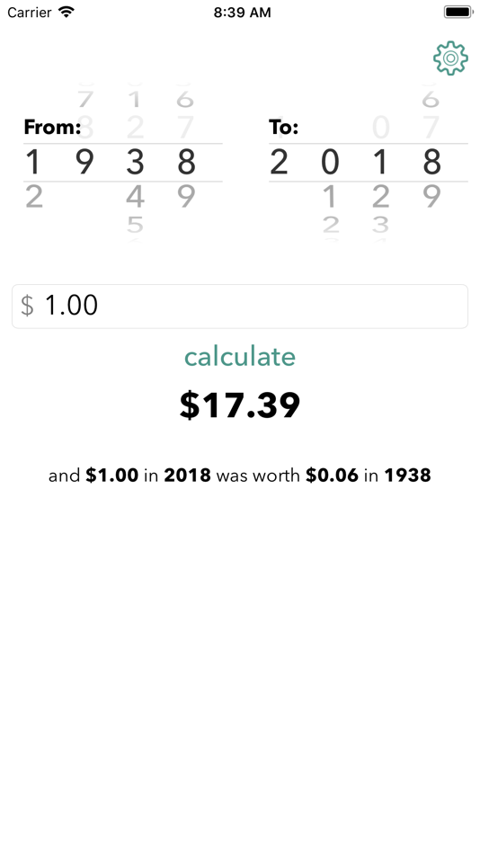 #1. Inflation Calculator — TCM (iOS) 由: MZSanford, LLC
