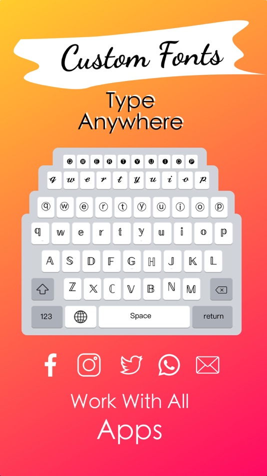 #2. Fonts Art : Cool Font Keyboard (iOS) 由: Amit Verma