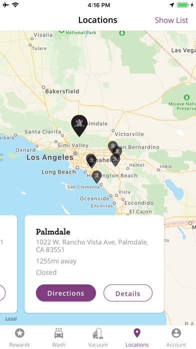 Screenshot 3 of BLISS Car Wash (California) App