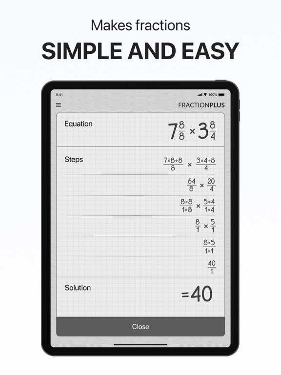 Screenshot #5 pour Calculatrice de Fractions #1
